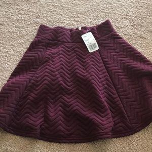 Forever twentyone burgundy purple short skirt xs